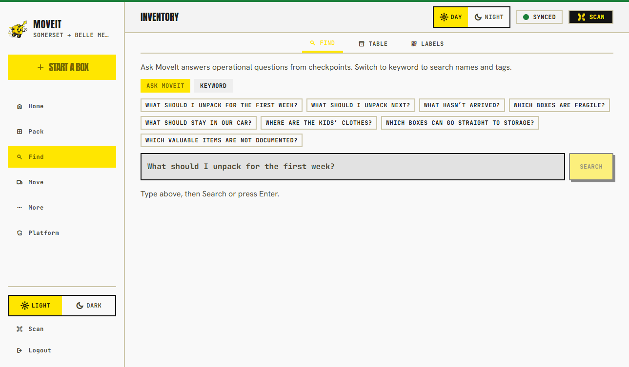 Ask LabhDo interface