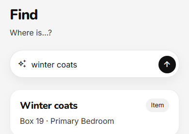 Find in LabhDo showing winter coats in Box 19